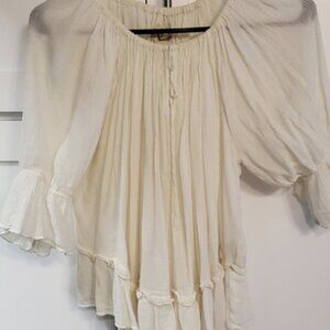 Denim & Supply Ralph Lauren Off white, cream boho blouse